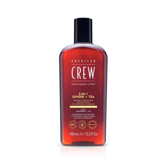 Szampon (3 w 1) American Crew Shampoo Conditioner and Body Wash Ginger Tea 450 ml