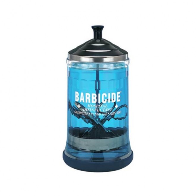 Szklany pojemnik do sterylizacji Barbicide Desinfecting Jar 750 ml