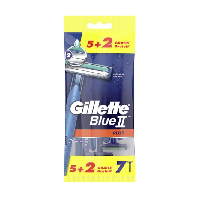 Maszynki jednorazowe Gillette Blue II Plus 7 szt.