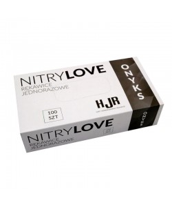 Rękawice nitrylowe bez pudru HJR Onyks Nitrylove rozmiar L