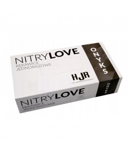 Rękawice nitrylowe bez pudru HJR Onyks Nitrylove rozmiar XL