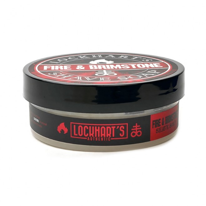 Mydło do golenia Lockhart's Fire&Brimestone Shaving Soap 113g