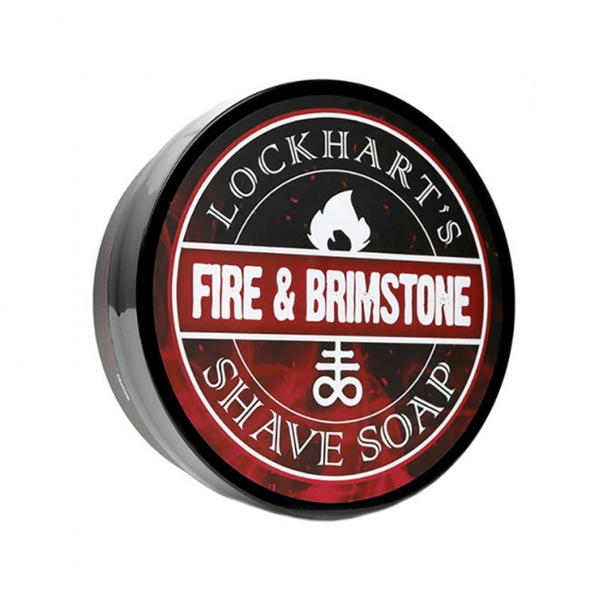 Mydło do golenia Lockhart's Fire&Brimestone Shaving Soap 113g
