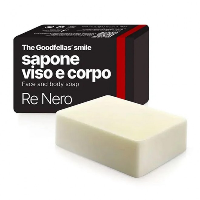Mydło do ciała The Goodfellas Smile face and body soap Re Nero 100g