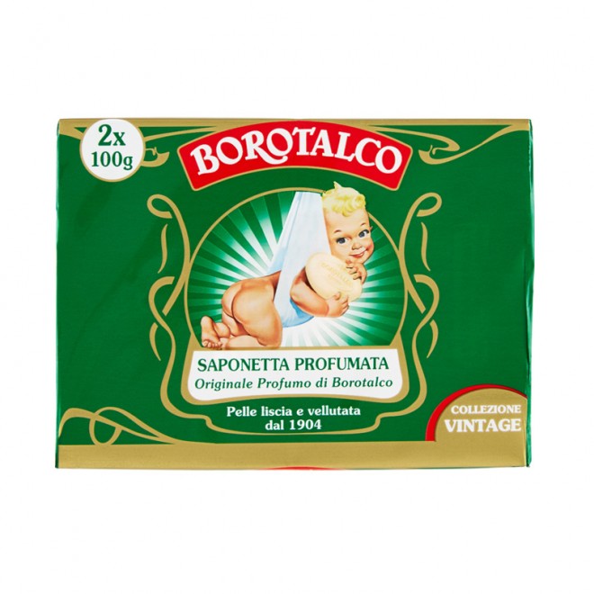 Mydło do ciała Borotalco Scented Solid Soap 2x100 g