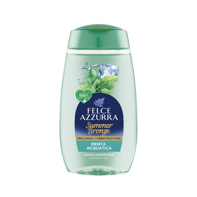 Żel pod prysznic Felce Azzurra Summer Bronze Menta Acquatica 250 ml