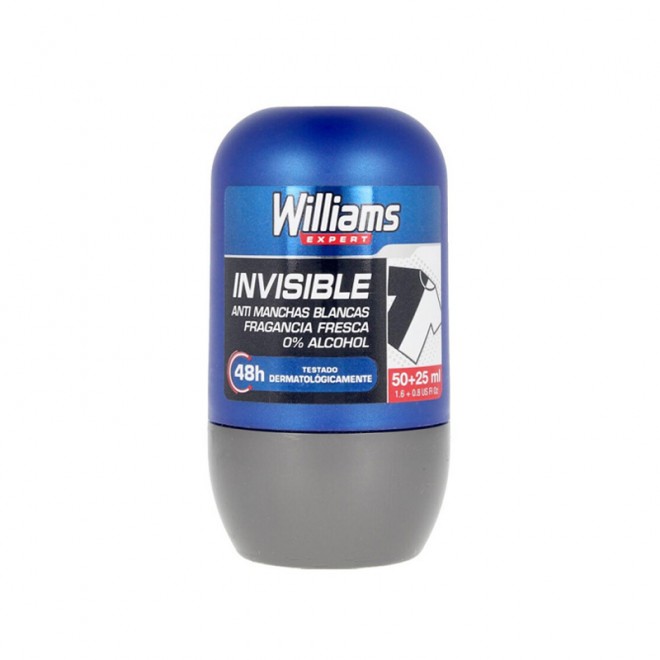 Dezodorant w kulce Williams Invisible 48H Deodorant Roll-On 75 ml