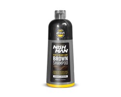 Szampon do włosów i brody Nishman Hair & Beard Brown Shampoo 400ml