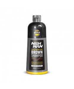 Szampon do włosów i brody Nishman Hair & Beard Brown Shampoo 400ml