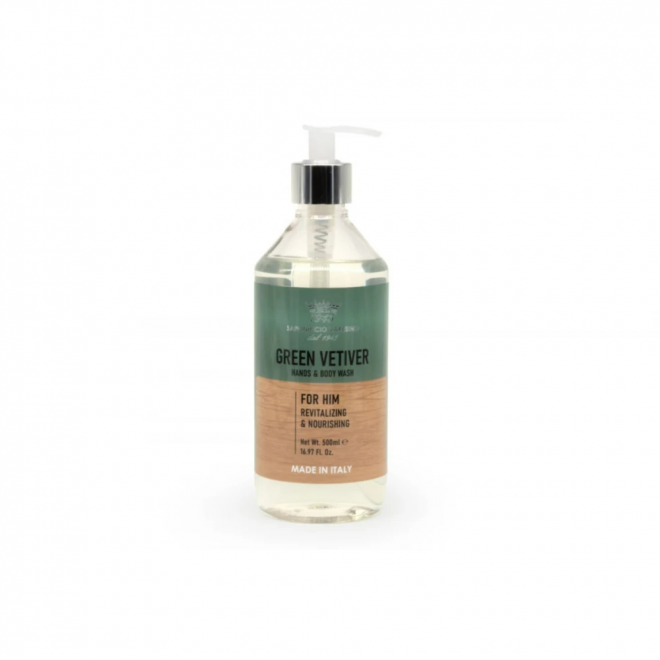 Żel pod prysznic Saponificio Varesino Green Vetiver 500 ml