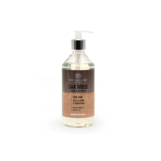 Żel pod prysznic Saponificio Varesino Oak Wood 500 ml