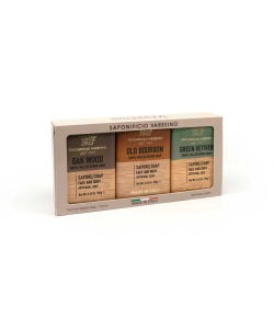 Zestaw mydła Saponificio Varesino Men Mix 3x150 g