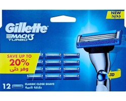 Wkłady Gillette Mach 3 Original 12szt - ostrza do maszynek golenia