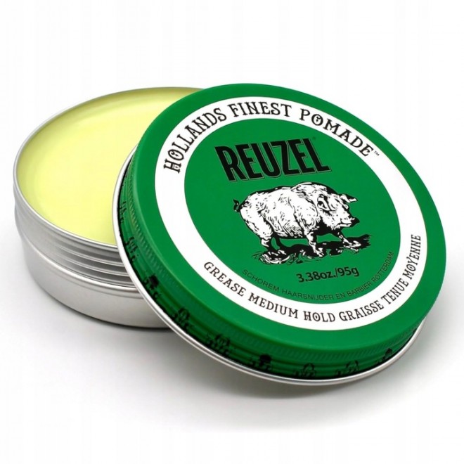 Modelująca pomada na bazie wosku Reuzel Green Pig 95 g