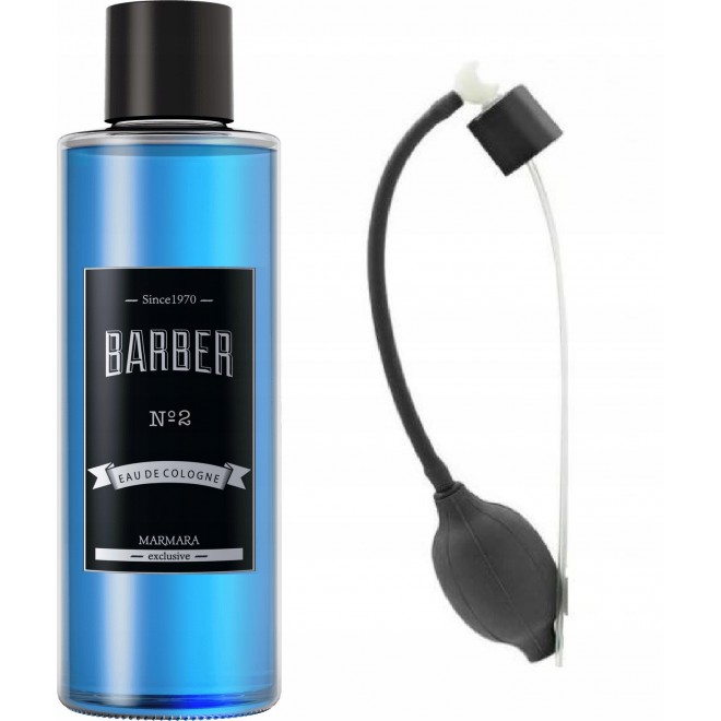 Woda kolońska Marmara Eau De Cologne Barber N.2 500 ml zestaw z pompką