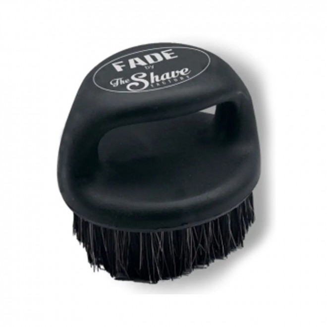 Szczotka okrągła The Shave Factory Finger Fade R B – profesjonalna szczotka do finishu fade | miękkie naturalne włosie, ergonomiczny uchwyt