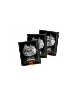 Szampon Koloryzujący na Siwe Włosy The Shave Factory - Black Hair Shampoo10x25ml