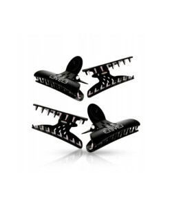 Czarne spinki do włosów Klipsy L3vel3 Butterfly Clips 4szt
