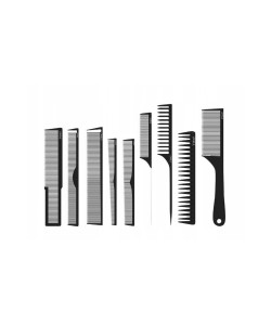 Zestaw grzebieni fryzjerskich barberskich L3vel3 9PC COMB SET