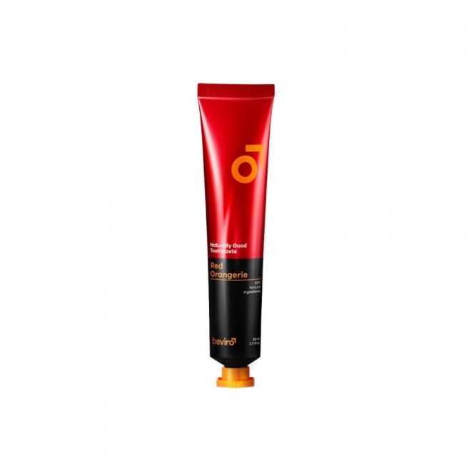 Pasta do zębów Beviro Naturally Good Toothpaste Red Orangerie 80 ml – naturalne wzmacnianie szkliwa i świeży smak czerwonej pomarańczy  