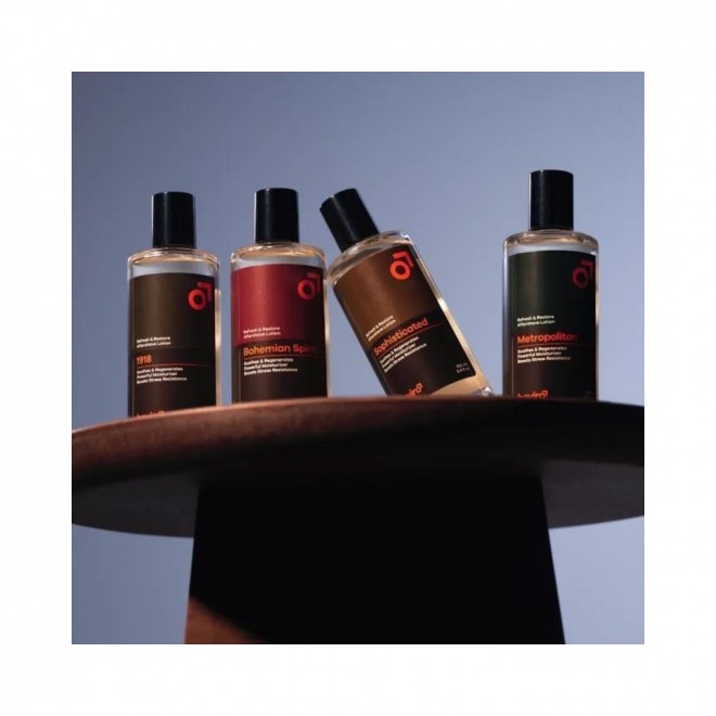 Woda po goleniu Beviro Refresh & Restore Aftershave Lotion 1918 100 ml – łagodna pielęgnacja po goleniu i klasyczny, przyprawowy zapach