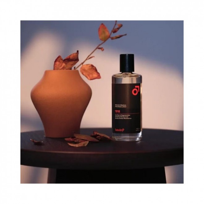 Woda po goleniu Beviro Refresh & Restore Aftershave Lotion 1918 100 ml – łagodna pielęgnacja po goleniu i klasyczny, przyprawowy zapach