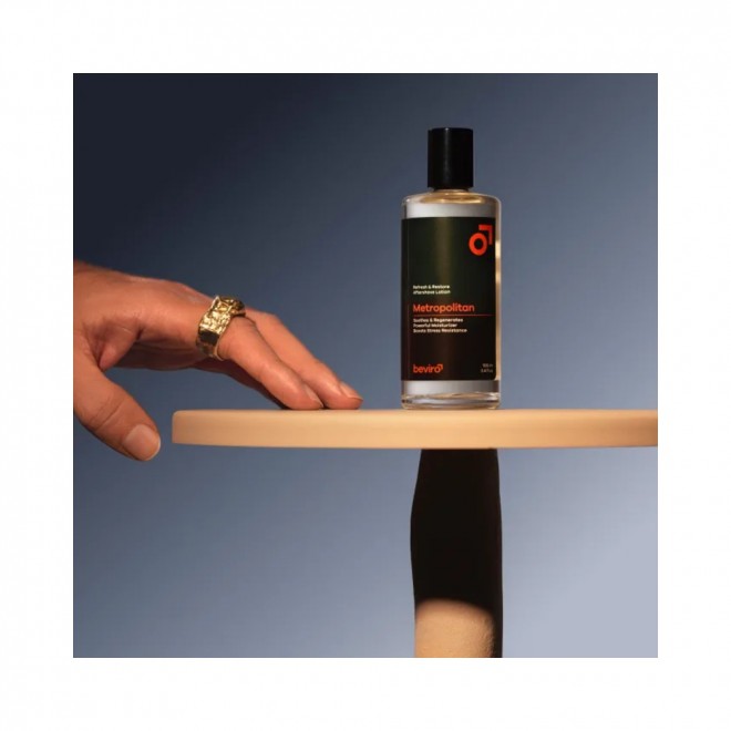 Woda po goleniu Beviro Refresh & Restore Aftershave Lotion Metropolitan 100 ml – nowoczesna pielęgnacja i świeży, elegancki zapach
