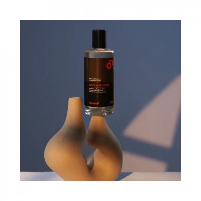 Woda po goleniu Beviro Refresh & Restore Aftershave Lotion Sophisticated 100 ml – wyrafinowana pielęgnacja i elegancki, drzewno-cytrusowy zapach