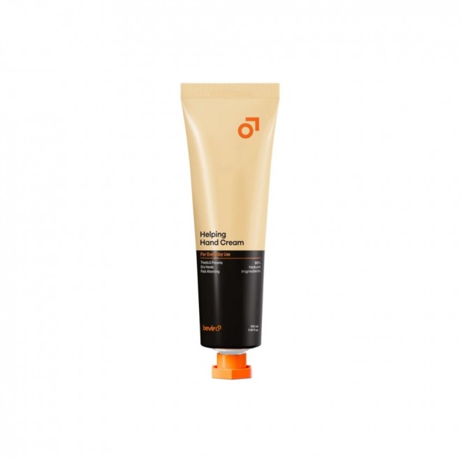 Beviro Helping Hand Cream 100 ml – lekki krem do rąk dla mężczyzn | 99% naturalnych składników, szybkie wchłanianie bez tłustej warstwy
