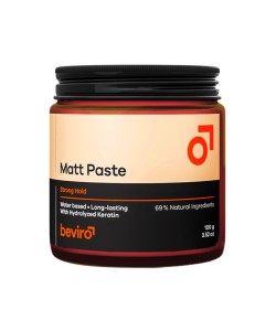Pasta do włosów matująca mocny chwyt Beviro Matt Paste 100 g