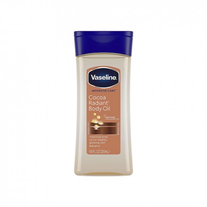 Olejek do ciała Vaseline Cocoa Radiant 200 ml — promienna skóra i zapach kakao