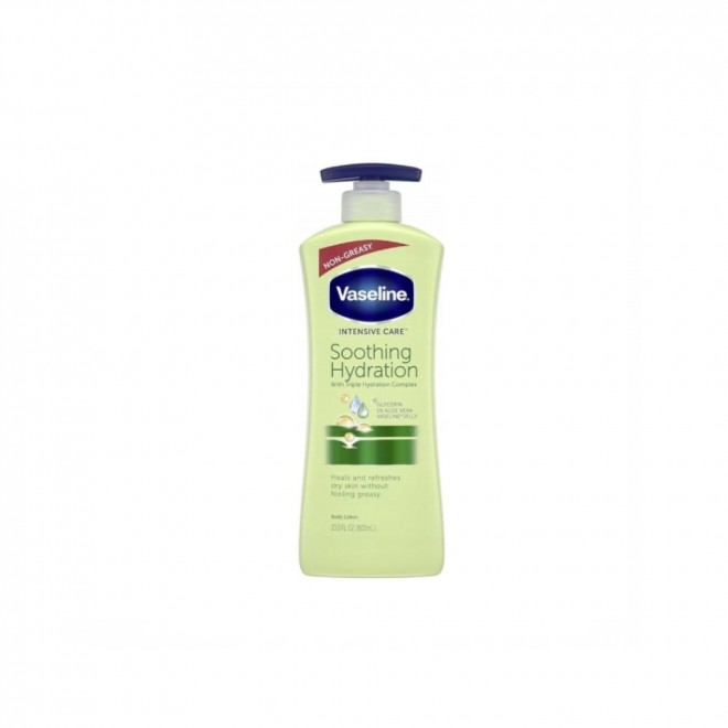 Balsam do ciała Vaseline Soothing Hydration 600 ml — kojące nawilżenie z aloesem
