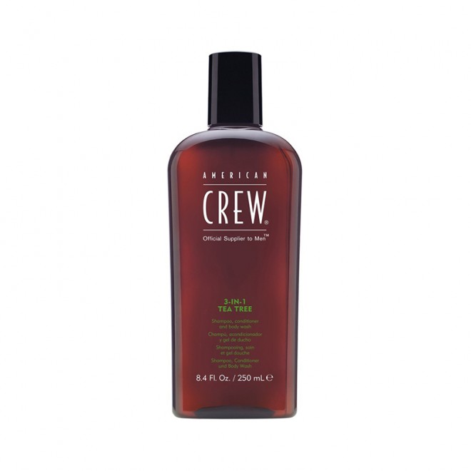 Szampon (3 w 1) American Crew Tea Tree Shampoo, Conditioner and Body Wash 250 Ml
