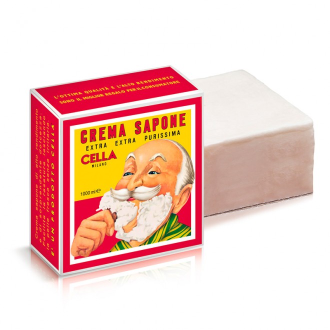 Krem do golenia Cella Crema Da Barba Barber Collection z olejkiem migdałowym 1000 ml