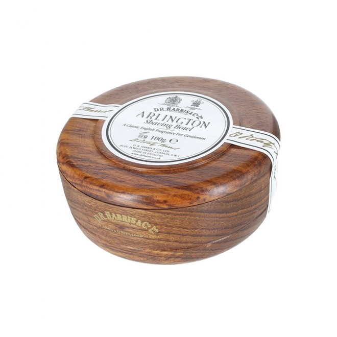 Mydło Do Golenia W Drewnianym Tyglu D.R. Harris Arlington Shaving Mahogany Bowl 100 g