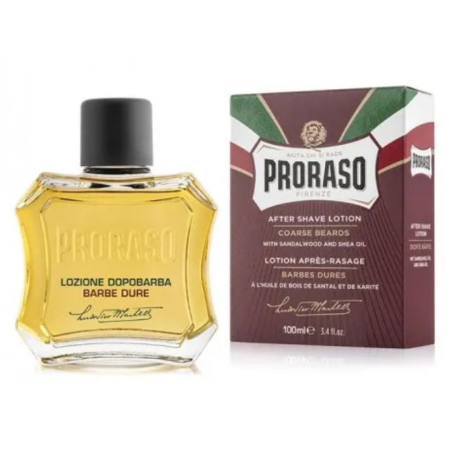 Woda po goleniu Proraso z olejkiem sandałowym i masłem shea 100Ml 