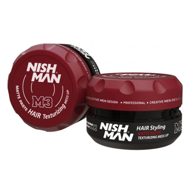 Matowa pasta do stylizacji włosów Nishman Hair Texturizing Mess UP M3 100 ml