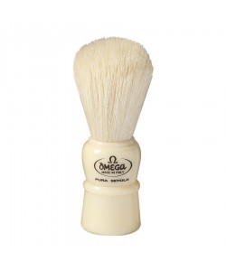 Pędzel do golenia Omega 10086 dzik biały