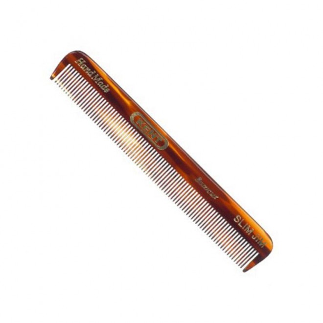 Grzebień kieszonkowy Kent Slim Jim Handemade 120 Mm