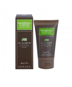 Krem do Golenia St. James of London Cedarwood & Clarysage 75 ml