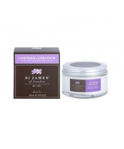 Krem do Golenia St. James of London Lavender & Geranium 150 ml