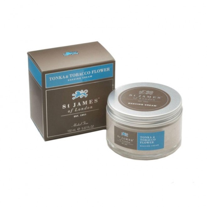 Krem do Golenia St. James of London Tonka & Tobacco Flower 150 ml