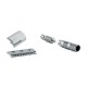 Maszynka do golenia na żyletki Merkur Solingen Travel Razor 985000 w Skórzanym Etui