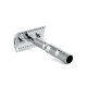 Maszynka do golenia na żyletki Merkur Solingen Travel Razor 985000 w Skórzanym Etui