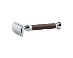 Maszynka do golenia na żyletki Timor 1365K drzewo wenge open comb