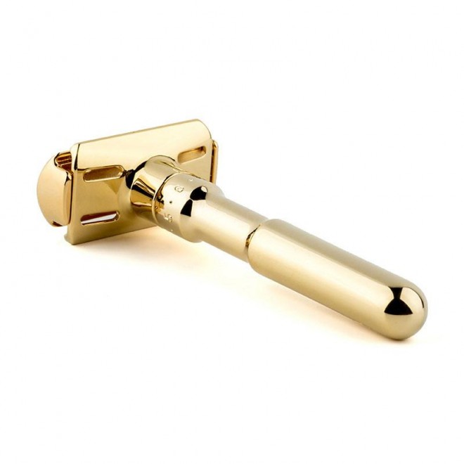 Maszynka do golenia na żyletki Merkur Futur 90702003 pozłacana