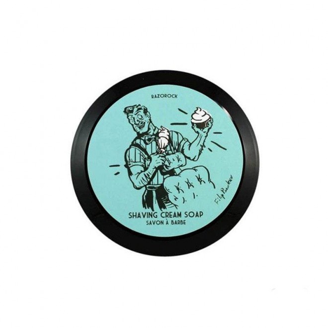 Mydło do golenia RazoRock Blue Barbershop Shaving Cream Soap 150Ml 