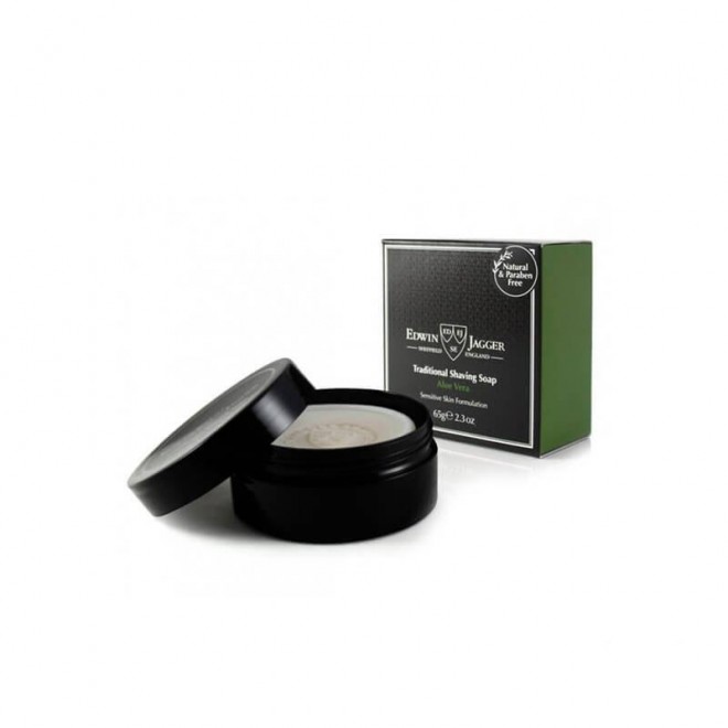 Mydło do goleniaw tygluEdwin Jagger aloes w tyglu 65 g 