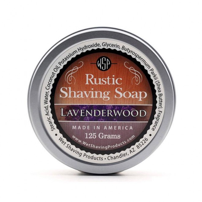 Mydło do golenia Wsp Rustic Shaving Soap Lavender Wood 125 g 