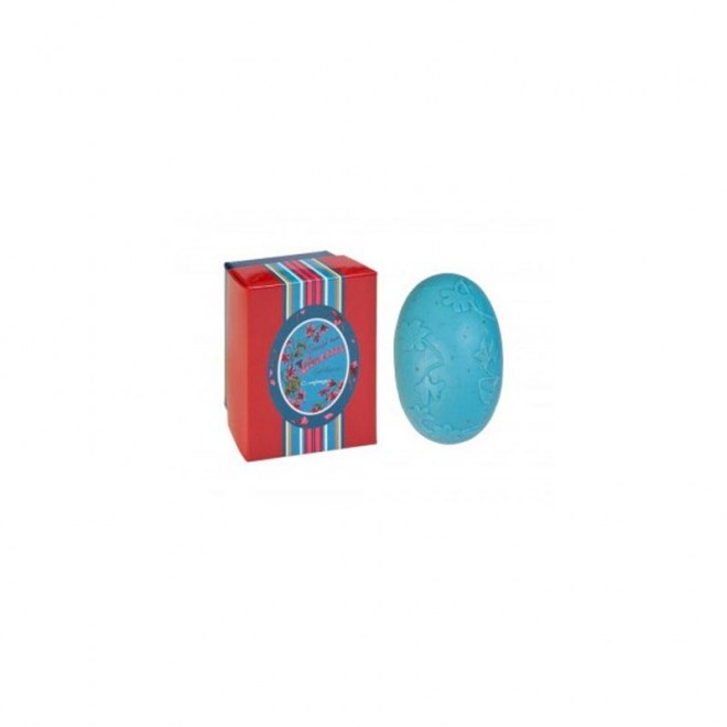 Mydło peelingujące kwiatowe Confianca Violet Collection Exfoliating Soap (Blue Box) 150 g 